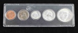 1964 U.S. MINT 5 COIN SILVER SET