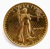 1/10TH OZ GOLD AMERICAN EAGLE COIN 1989 BU