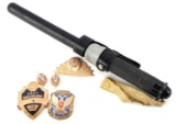 RUSSIAN SOVIET POLICE GROUP BATON AND BADGES