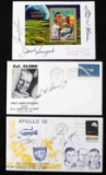LOT OF 3 AUTOGRAPHED SPACE STAMP COVERS/ENVELOPES