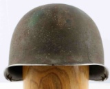 WWII U.S. M1 HELMET SHELL SCARCE FIXED BALE
