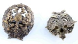 2 RUSSIAN IMPERIAL WWI BADGES INFANTRY ARTILLERY