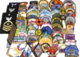 LOT OF 68 MISC MILITARY PATCHES ARMY NAVY AIR USS