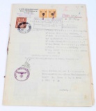 WWII GERMAN JEWISH COURT CIVIL CASE DOCUMENTS