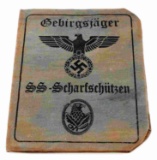 GERMAN WWII AUSWEIS OF A WAFFEN SS SNIPER