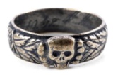 GERMAN WWII SS HONOR RING HIMMLER SIGNATURE