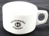 WWII GERMAN THIRD REICH SS KRAKAU COFFEE CUP