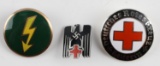 REENACTOR WWII GERMAN THIRD REICH DRK SIGNALS PINS