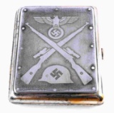GERMAN WWII THIRD REICH ARMY SNIPER CIGARETTE CASE