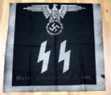 WWII GERMAN THIRD REICH WAFFEN SS FLAG