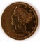 1898 S 1/4 OZ $5 LIBERTY HEAD HALF EAGLE GOLD COIN