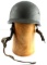 WWII ERA BELGIAN MILITARY STEEL HELMET GREEN