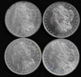 4 MORGAN SILVER DOLLAR MINT STATE COINS