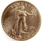 1/10TH OZ GOLD AMERICAN EAGLE COIN BU 2021 TYPE 2