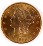 1898 S LIBERTY HEAD DOUBLE EAGLE 1 OZ GOLD COIN AU