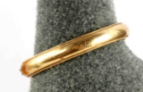 MENS 14K  YELLOW GOLD SIZE 12 WEDDING BAND 3.39MM