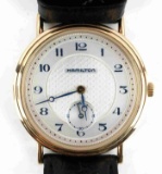 HAMILTON GOLD PLATED 6210 REGISTERED EDITION WATCH