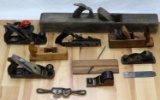 11 ANTIQUE BENCH WOOD PLANE DEALER LOT