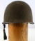 WWII US ARMY M1 COMBAT FIXED BALE HELMET & LINER