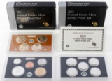 LOT OF 2 U.S. MINT SILVER PROOF COIN SETS 2011