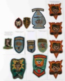 LOT OF 13 SPECIAL FORCES IN COUNTRY VIETNAM PATCH