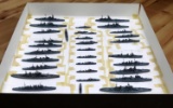 36 BRITISH NEPTUN WWII RECOGNITION MODEL SHIPS