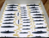 35 BRITISH NEPTUN WWII RECOGNITION MODEL SHIPS