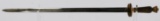 19TH CENTURY HUNTSMAN SWORD W CLAMSHELL GUARD