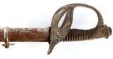 CIVIL WAR ERA BASKET HILT BROAD SWORD INFANTRY