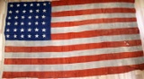 C. 1865 HAND-MADE 36-STAR UNITED STATES FLAG