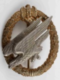 WWII THIRD REICH LUFTWAFFE PARATROOPER BADGE