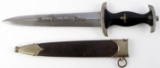 WWII GERMAN THIRD REICH SS HAMMESFAHR DAGGER