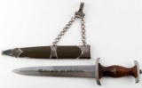 WWII GERMAN 3RD REICH CHAINED NPEA LEADERS DAGGER