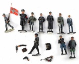 LOT OF WWII THIRD REICH GERMAN METAL TOY SOLDIERS