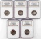 2005 NGC PF-69 ULTRA CAMEO STATE QUARTER LOT OF 5