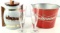 LOT OF 4 BUDWEISER CUPS BUCKET JAR SIESTA WARE