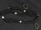 BLACK ONYX 14K AND PEARL NECKLACE EARRING BRACELET