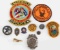 POLICE FIREFIGHTER GAME PATCH & BADGE LOT
