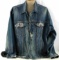 VINTAGE LEVI STRAUSS DENIM JACKET ACID WASH 2XL