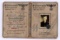 WWII GERMAN SS PANZERWAFFE AUSWEIS ID BOOKLET