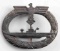 WWII GERMAN REICH KREIGSMARINE U-BOAT PIN BADGE