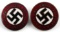 LOT OF 2 WWII GERMAN THIRD REICH NSDAP PARTY PINS