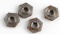 4 HEXAGON LINER NUTS FOR GERMAN PARATROOPER HELMET