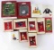 LOT OF 12 HALLMARK CHRISTMAS THEMED ORNAMENTS