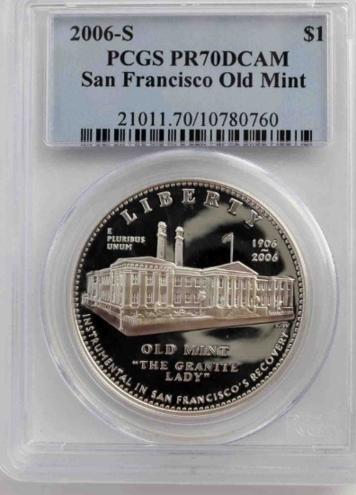 2006 SAN FRANCISCO OLD MINT COMM SILVER DOLLAR