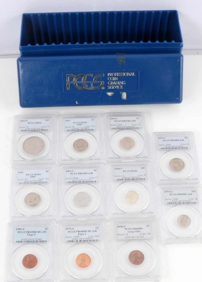 11 PCGS MS & PR69DCAM MISC DATE US COINS
