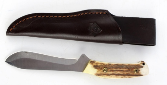 HUNTERS PAL II GERMAN KNIFE STAG GRIP PUMA SHEATH