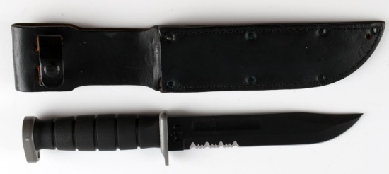 KA-BAR FIGHTING FIXED BLADE KNIFE NEW WITH SHEATH