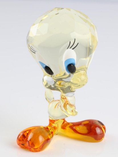 SWAROVSKI CRYSTAL TWEETY BIRD FIGURINE