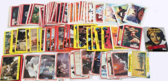 LOT OF 93 MOVIE AND TV SHOW TRADING MASH STAR WARS